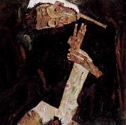 Egon Schiele The Poet oil painting reproduction